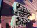 3769902 Mopar Dodge Chrysler 4 Speed Cylinder Head Pair 440 383 1974