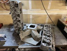 200-1055 440 Source Mopar Stage 6 Aluminum Performance Cylinder Heads And Rb Intake Manifold