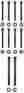 Es71313 71313 Felpro Es Cylinder Head Bolt Set Oe Replacement Bolts With Washers 019826059024