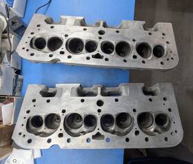 1291 Afr Cnc Bare Race Alum Heads 65cc Chevy Sbc 220cc Read Description