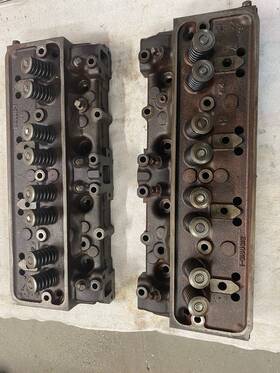3180915-1 Amc 1966 1967 Rambler 327 V8 Rebuilt Cylinder Heads Ready To Go Nice