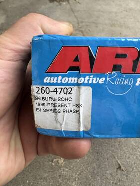 260-4702 Arp Automotive Racing Products Head Stud Kit For 1999 Subaru Ej Series Phase 2 Sohc