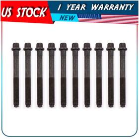 Adp05827cp730s Autodayplus Head Bolts Kit Fits 92-02 Plymouth Eagle Mitsubishi 1.8l 2.0l Sohc 16v 4g93