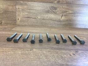 11117589711 Bmw 12-18 328 335 M3 Engine Block Hex Bolts M10x100 Set 10 Nuts F22 F30 F32 F80