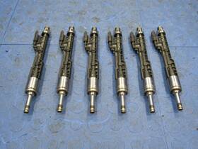 261500172 Bmw 15-18 M3 M4 / 19-21 M2 S55 3.0l Set Of 6 High Pressure Fuel Injectors 2852