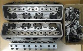 1110001 Brodix 11x Aluminum Cylinder Heads 67cc 2.150/1.600 225cc Intake Pair