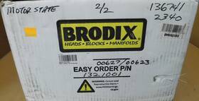 1321001 Brodix Dragon Slayer 225cc Sb Chevy Alum 23 Heads 68cc 2.08/1.60 Pair