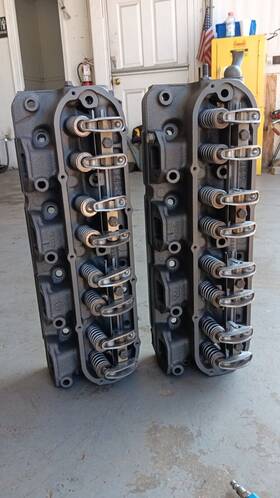 1486250 Cadillac 1968 Closed Chamber 472ci Or 500ci Rebuilt Stock Cylinder Heads