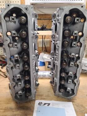 12620214-12701520 Chevrolet Pair 2014-2018 Silverado 5.3 Cylinder Heads Used 15 Minutes After Reman
