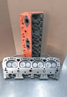 3986339 Chevrolet Pair Sbc 350 1970 Chevy Cylinder Heads 1.94/1.5 74cc