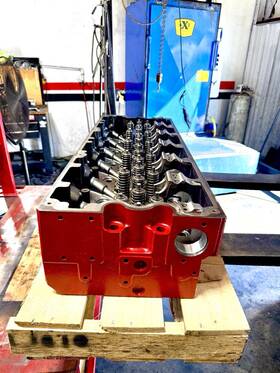 4298518 Cummins Cylinder Head Isx15 Sohc Single Cam Oem Original Rebuilt Cm2250 Cm2350
