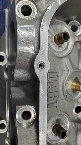 19674030 Dart Dat Pair Of 380 Cnc Pro1 Heads- 380.00 Cc Port 124.00 Chamber For Bbc