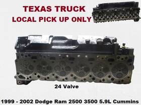 3945524 Dodge 1999 To 2002 Ram 2500 3500 5.9l Diesel Cummins 24 Valve Cylinder Head