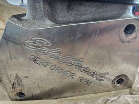 60185 Edelbrock Ported Performer Series Rpm 440 Cylinder Heads And Intake