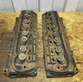 D0oe-c Ford 1l15 1970-71 351w Cylinder Heads-complete-dated And 1l4