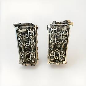 306-01872 Ford 2003-2004 4.6l Mustang Cobra Mach 1 9 Thread Cylinder Heads 4v 32v Db Dohc
