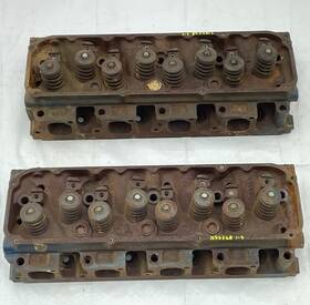 D3ae-6010-b Ford 1973 351 Cleveland 4v Heads Cobra Jet Closed Chamber Mustang Torino Cougar Pair