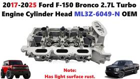 Ml3z-6049-n Ford Ml3z6049n 2017-2025 F150 Bronco 2.7l Turbo Engine Cylinder Head