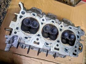 Rf3l8e6090bb Ford Escape Taurus 3.0 Dohc V6 Cylinder Head - Rear/right