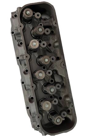 12562917 General Motors Gm Chevrolet Gmc 7.4l 454 Vortec Bbc Cylinder Head Oval Port Open Chamber Set