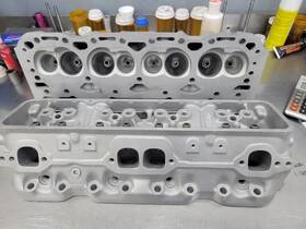 12367712 Gm Performance Fast Burn Aluminum Cylinder Heads 62cc 2.00/1.550