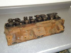 A267 Gm 2b6x Cylinder Head Pontiac 2b 6x Date 1977 Firebird Trans Am Ta 400 6.6l V-8