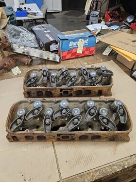 3908952 Gm 1967 Chevy 427 Truck And Marine 952 Oval Port Cylinder Heads C-21-7/c-27-7