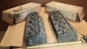 3933146 Gm Nos 1968 1969 Chevy Pickup Truck 396 Matching# 148 Cylinder Heads 69 Impala