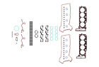Hs26380pt-1 Head Cylinder Gasket Fel-pro - Set
