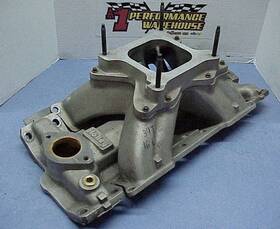 701r-117 Holley 2 Piece 18 Sb Chevy Aluminum Spider Intake Manifold And Valley Tray
