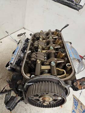 14100p8fa01 Honda 02-04 Odyssey 3.5l Left Front Cylinder Head Assembly With Fuel Rail Oem