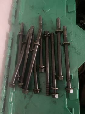 90006-pg6-003 Honda 10 Genuine Oem Cylinder Head Bolt B16a B16a2 Qty Pc Set