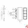 Hs8190pt-1 Fel-pro Cylinder Head Gasket Set 084113204968