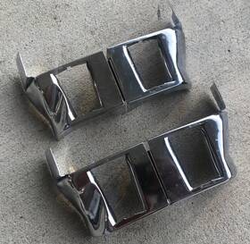00-8933 Iap Or Empi Chrome Cylinder Head Cool Tins Pair Volkswagen T1 Bug Beetle T2 Bus Ghia Thing