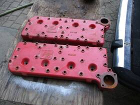 8el-b Lincoln 1949-1951 Flathead Oem Cylinder Heads 337 R&l Ik