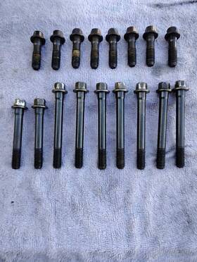 Littlestar2018 Yt58903 For One Head Bolt Kit Sbc Small Block Chevy 350 383 400 Hex Bolts Heads