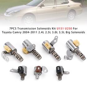 U250 Madhornets U151 7pcs Transmission Solenoids Kit For Camry 2004-2011 Big