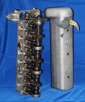 1270101520 Mercedes-benz 1959-1965 W111 220se 2.2l M127 Engine Cylinder Head Complete Clean Oem