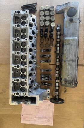6030162001 Mercedes-benz W124 W140 W126 Om603 Diesel Cylinder Head Tested Machined
