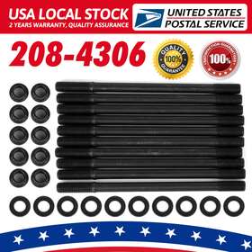 208-4306 Mgt Modigt Head Studs With 12-point Nuts Fits Honda/acura B20b B16a
