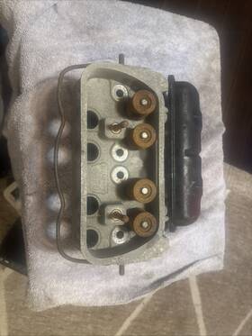 334450 Mid America Motorworks Cylinder Head Dual Port Bare Without Valves For 1971-1979 Air Cooled Vw 1600cc