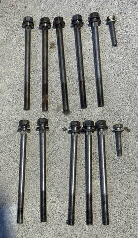 07131487226 Mini Cooper 2002-2006 S R50 R52 R53 Cylinder Head Bolt Set W11