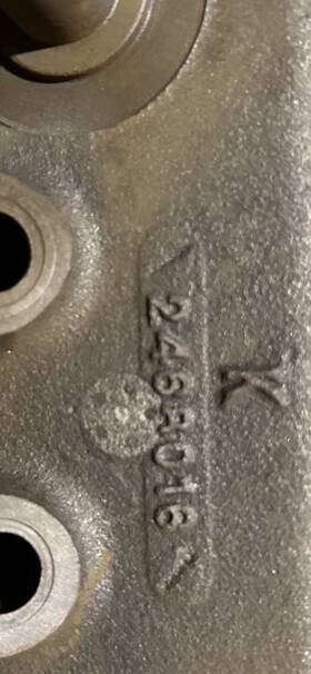 2468016 Mopar 1964 426 Hemi Head. Part# 2468016. Used