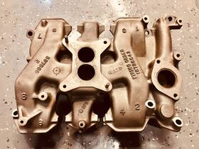 567934 Oldsmobile 567930 1956 2gc Intake Manifold #567934 Olds 88-98 Rocket 56 Gm 2bbl