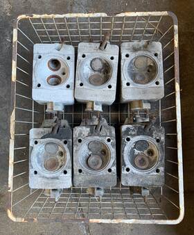 Porsche 9011043031r Used 911 2.0l Cylinder Heads Set Of 6