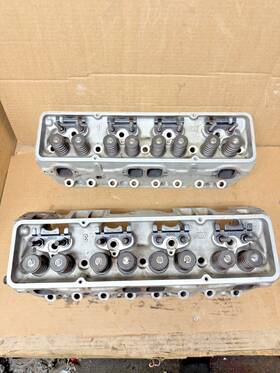 123400020a Pro Topline Sbc Chevy V-8 Topline/action Aluminum Cylinder Heads