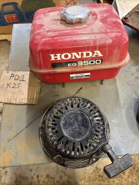 Eg3500 Sigma 707703 Honda Red Gas Tank With Pullstart