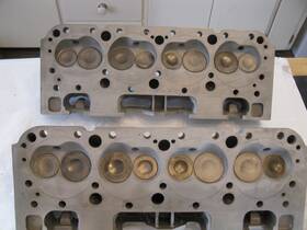 Sdd-lepow038 Speed Daddy Chevy Small Block 350 Sbc Aluminum Angle Plug Cylinder Heads