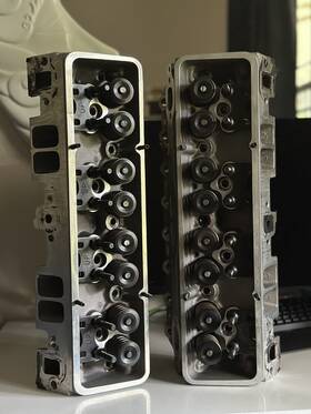 Tfs-30410003 Trick Flow Specialties Super 23 Sbc Aluminum Cylinder Heads 195cc Intake 62cc Chevy Pair