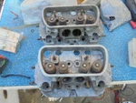 Vw Aluminum Cylinder Heads Big Valves Midget Ascs Imca Wissota K&n Usac Woo. Fixed Price $650.00.